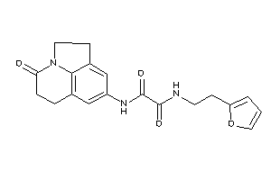 N'-[2-(2-furyl)ethyl]-N-(ketoBLAHyl)oxamide