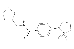 4-(1,1-diketo-1,2-thiazolidin-2-yl)-N-(pyrrolidin-3-ylmethyl)benzamide