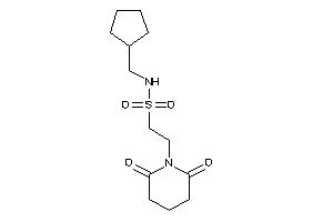N-(cyclopentylmethyl)-2-glutarimido-ethanesulfonamide