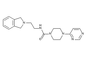 N-(2-isoindolin-2-ylethyl)-4-(4-pyrimidyl)piperazine-1-carboxamide