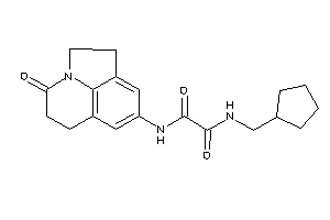 N'-(cyclopentylmethyl)-N-(ketoBLAHyl)oxamide