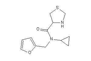 N-cyclopropyl-N-(2-furfuryl)thiazolidine-4-carboxamide