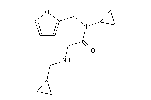 N-cyclopropyl-2-(cyclopropylmethylamino)-N-(2-furfuryl)acetamide