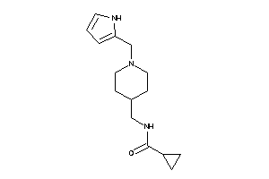 N-[[1-(1H-pyrrol-2-ylmethyl)-4-piperidyl]methyl]cyclopropanecarboxamide