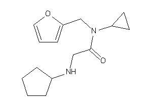 2-(cyclopentylamino)-N-cyclopropyl-N-(2-furfuryl)acetamide