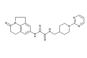Image of N-(ketoBLAHyl)-N'-[[1-(2-pyrimidyl)-4-piperidyl]methyl]oxamide