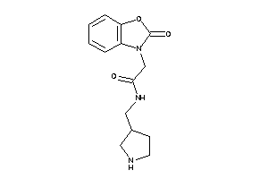 2-(2-keto-1,3-benzoxazol-3-yl)-N-(pyrrolidin-3-ylmethyl)acetamide