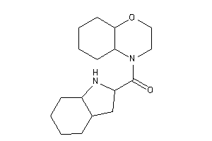 2,3,4a,5,6,7,8,8a-octahydrobenzo[b][1,4]oxazin-4-yl(2,3,3a,4,5,6,7,7a-octahydro-1H-indol-2-yl)methanone