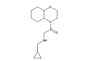 1-(2,3,4a,5,6,7,8,8a-octahydrobenzo[b][1,4]oxazin-4-yl)-2-(cyclopropylmethylamino)ethanone