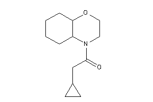 1-(2,3,4a,5,6,7,8,8a-octahydrobenzo[b][1,4]oxazin-4-yl)-2-cyclopropyl-ethanone