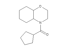 2,3,4a,5,6,7,8,8a-octahydrobenzo[b][1,4]oxazin-4-yl(cyclopentyl)methanone