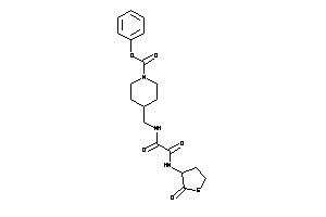 4-[[[2-keto-2-[(2-ketotetrahydrothiophen-3-yl)amino]acetyl]amino]methyl]piperidine-1-carboxylic Acid Phenyl Ester