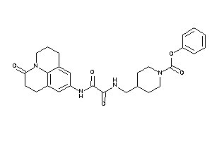 Image of 4-[[[2-keto-2-[(ketoBLAHyl)amino]acetyl]amino]methyl]piperidine-1-carboxylic Acid Phenyl Ester