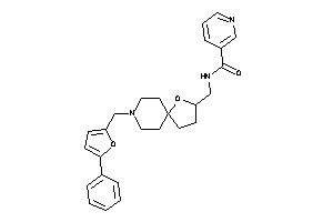 N-[[8-[(5-phenyl-2-furyl)methyl]-4-oxa-8-azaspiro[4.5]decan-3-yl]methyl]nicotinamide