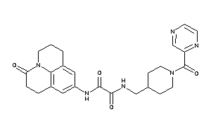 Image of N-(ketoBLAHyl)-N'-[(1-pyrazinoyl-4-piperidyl)methyl]oxamide