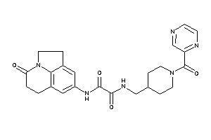 N-(ketoBLAHyl)-N'-[(1-pyrazinoyl-4-piperidyl)methyl]oxamide