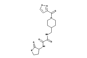 N'-[[1-(isoxazole-3-carbonyl)-4-piperidyl]methyl]-N-(2-ketotetrahydrothiophen-3-yl)oxamide