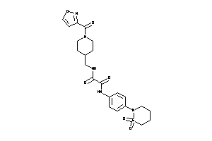 N'-[4-(1,1-diketothiazinan-2-yl)phenyl]-N-[[1-(isoxazole-3-carbonyl)-4-piperidyl]methyl]oxamide