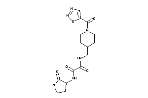 N-(2-ketotetrahydrothiophen-3-yl)-N'-[[1-(thiadiazole-5-carbonyl)-4-piperidyl]methyl]oxamide