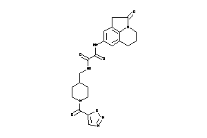 N-(ketoBLAHyl)-N'-[[1-(thiadiazole-5-carbonyl)-4-piperidyl]methyl]oxamide