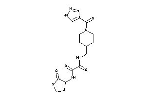 N-(2-ketotetrahydrothiophen-3-yl)-N'-[[1-(1H-pyrazole-4-carbonyl)-4-piperidyl]methyl]oxamide