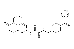Image of N-(ketoBLAHyl)-N'-[[1-(1H-pyrazole-4-carbonyl)-4-piperidyl]methyl]oxamide