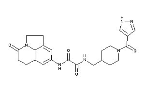 Image of N-(ketoBLAHyl)-N'-[[1-(1H-pyrazole-4-carbonyl)-4-piperidyl]methyl]oxamide