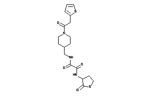 N'-(2-ketotetrahydrothiophen-3-yl)-N-[[1-[2-(2-thienyl)acetyl]-4-piperidyl]methyl]oxamide