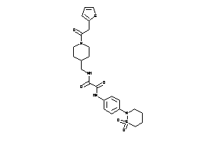 N'-[4-(1,1-diketothiazinan-2-yl)phenyl]-N-[[1-[2-(2-thienyl)acetyl]-4-piperidyl]methyl]oxamide