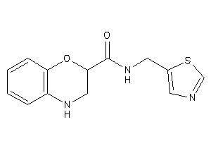 N-(thiazol-5-ylmethyl)-3,4-dihydro-2H-1,4-benzoxazine-2-carboxamide