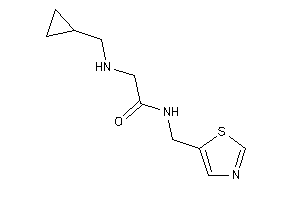 2-(cyclopropylmethylamino)-N-(thiazol-5-ylmethyl)acetamide