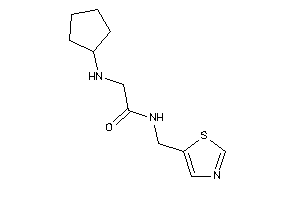 2-(cyclopentylamino)-N-(thiazol-5-ylmethyl)acetamide