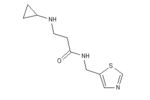 3-(cyclopropylamino)-N-(thiazol-5-ylmethyl)propionamide