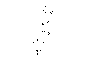 2-piperazino-N-(thiazol-5-ylmethyl)acetamide