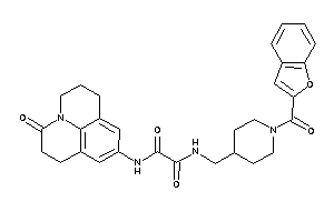 Image of N'-[[1-(benzofuran-2-carbonyl)-4-piperidyl]methyl]-N-(ketoBLAHyl)oxamide