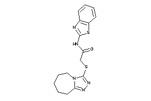 N-(1,3-benzothiazol-2-yl)-2-(6,7,8,9-tetrahydro-5H-[1,2,4]triazolo[4,3-a]azepin-3-ylthio)acetamide