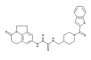 Image of N'-[[1-(benzofuran-2-carbonyl)-4-piperidyl]methyl]-N-(ketoBLAHyl)oxamide