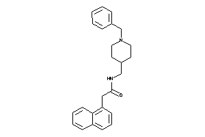 N-[(1-benzyl-4-piperidyl)methyl]-2-(1-naphthyl)acetamide