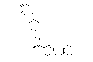 N-[(1-benzyl-4-piperidyl)methyl]-4-phenoxy-benzamide