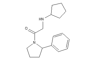 Image of 2-(cyclopentylamino)-1-(2-phenylpyrrolidino)ethanone