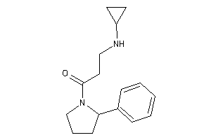 3-(cyclopropylamino)-1-(2-phenylpyrrolidino)propan-1-one
