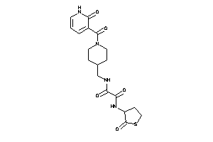 N-[[1-(2-keto-1H-pyridine-3-carbonyl)-4-piperidyl]methyl]-N'-(2-ketotetrahydrothiophen-3-yl)oxamide