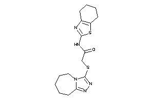 N-(4,5,6,7-tetrahydro-1,3-benzothiazol-2-yl)-2-(6,7,8,9-tetrahydro-5H-[1,2,4]triazolo[4,3-a]azepin-3-ylthio)acetamide