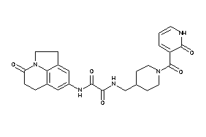 N'-[[1-(2-keto-1H-pyridine-3-carbonyl)-4-piperidyl]methyl]-N-(ketoBLAHyl)oxamide