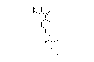 2-keto-N-[(1-nicotinoyl-4-piperidyl)methyl]-2-piperazino-acetamide