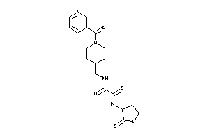 N'-(2-ketotetrahydrothiophen-3-yl)-N-[(1-nicotinoyl-4-piperidyl)methyl]oxamide