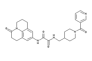 Image of N-(ketoBLAHyl)-N'-[(1-nicotinoyl-4-piperidyl)methyl]oxamide