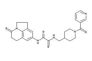 Image of N-(ketoBLAHyl)-N'-[(1-nicotinoyl-4-piperidyl)methyl]oxamide