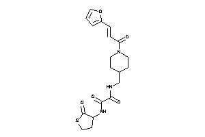 N'-[[1-[3-(2-furyl)acryloyl]-4-piperidyl]methyl]-N-(2-ketotetrahydrothiophen-3-yl)oxamide