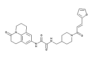 Image of N'-[[1-[3-(2-furyl)acryloyl]-4-piperidyl]methyl]-N-(ketoBLAHyl)oxamide